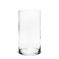 Vaza de sticla transparent 35x18x18 cm