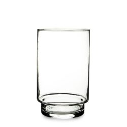 Vaza de sticla transparenta 19x12 cm