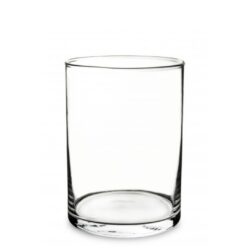Vaza de sticla transparenta 22x16 cm