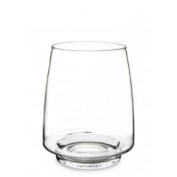 Vaza de sticla transparenta 28x22 cm