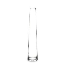Vaza de sticla transparenta 69x14 cm