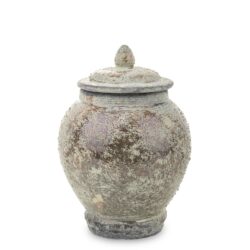 Vaza decorativa ceramica capac 19x12x12 cm