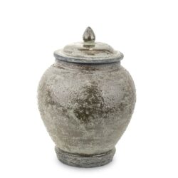 Vaza decorativa ceramica capac 32x21x21 cm