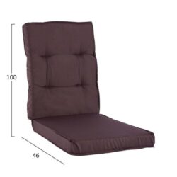Perna pentru scaun maro 100x46x7 cm2