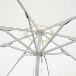 Umbrela de terasa cadru metalic crem 3 m2