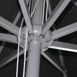 Umbrela profesionala pentru terasa 2.20x2.20 m tesatuta acrilica