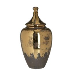 Vaza decorativa ceramica antichizat 17x33 cm