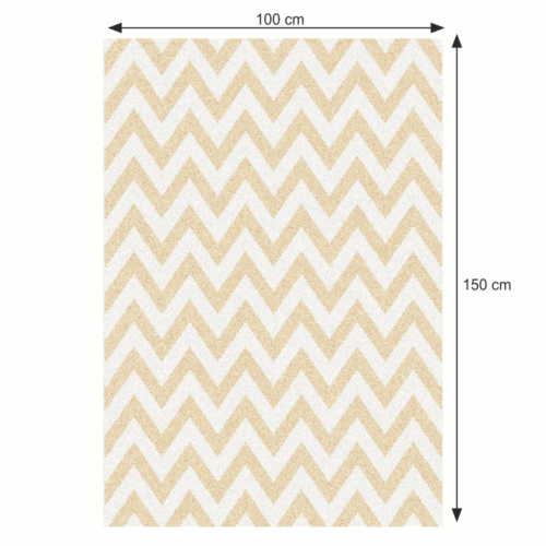 adisa typ 2 koberec bezovo biely vzor 100 150 cm rozmery