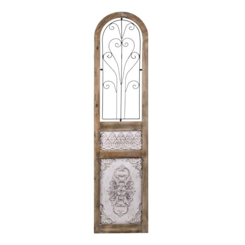Decoratiune perete oblon aspect antichizat 165x39.5x3 cm