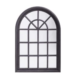 Oglinda perete decorativa negru antichizat 104x73x4 cm