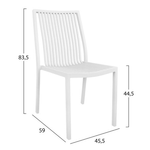 Scaun din aluminiu 455X59X835 cm2