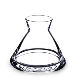 Vaza de sticla transparenta 10x12 cm