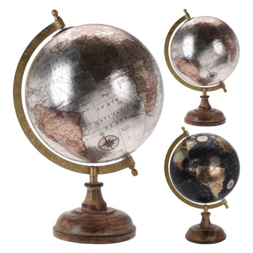 Decoratiune glob pamantesc lucios 20 cm