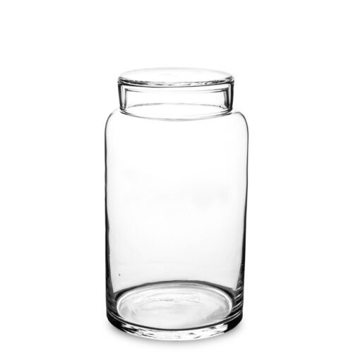 Recipient sticla cu capac 22.5x13 cm