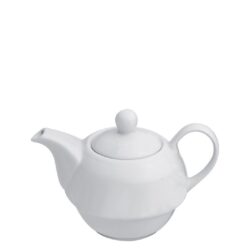 Set ceainic ceramica alba3