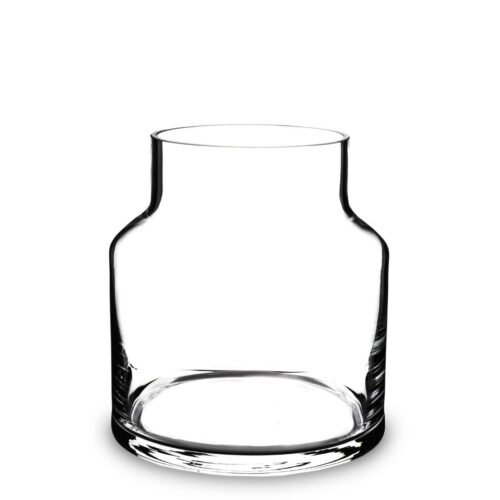 Vaza de sticla transparenta 19x16.5 cm