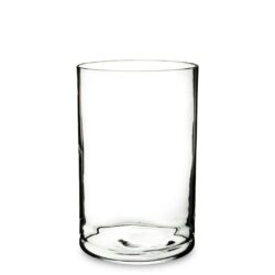 Vaza de sticla transparenta cilindru 30x19.5 cm