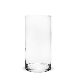 Vaza sticla transparenta cilindru 40x19.5 cm