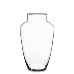 Vaza de sticla transparenta 33x18 cm