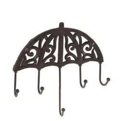 Cuier metalic forma umbrela 24x4x27 cm