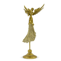 Figurina inger auriu antichizat 50x25x23 cm