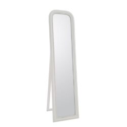 Oglinda de podea alb antichizat 40x10x160 cm