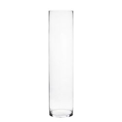 Vaza cilindru transparenta 68x16 cm