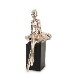 Figurina balerina rose gold 20x8.5x15.5 cm