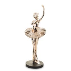 Figurina balerina rose gold 32x10x10 cm