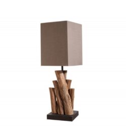 Lampa de masa lemn 45 cm