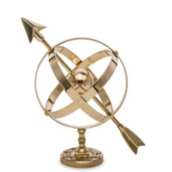 Decoratiune Astrolab auriu 21x15x13 cm