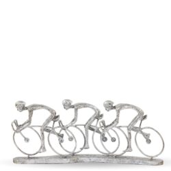 Figurina biciclisti gri 21x51x10 cm