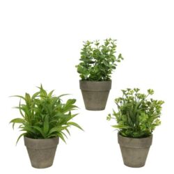 Ghiveci plante artificiale 20x25 cm