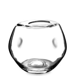Vaza de sticla transparenta 14x18 cm
