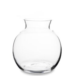 Vaza sticla transparenta 16x14 cm