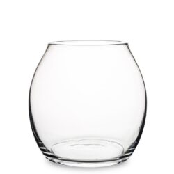 Vaza sticla transparenta 19x17 cm