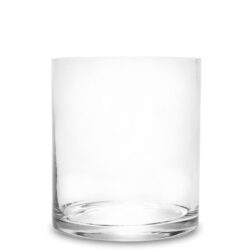 Vaza sticla transparenta cilindru 20x18 cm