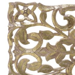 Decoratiune de perete auriu antichizat 90x2x30 cm3
