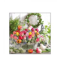 Servetele de masa 25x25 cm Spring Bouquet Ambiente