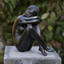 Statuie bronz Femeie nud 37x17x20 cm2