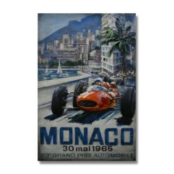 Tablou metalic 3D GP Monaco 5x80x120 cm