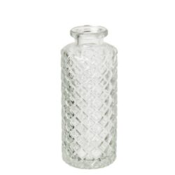 Vaza sticla transparenta 13.5x5.5 cm