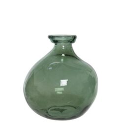 Vaza sticla verde 16x18 cm