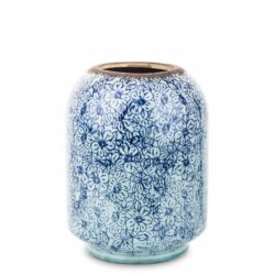 Vaza ceramica albastru maro 21x15 cm