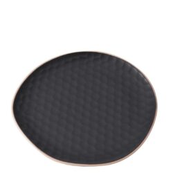 Farfurie ceramica negru 27 cm