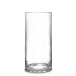 Vaza sticla transparenta cilindru 30x15 cm