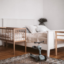 drewniane mini eczko bedside crib vintage 90x40 mini eczko dostawne do ka rodzic w woodies safe dreams wyprawka dla noworodka 26 9000