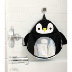 organizator de baie pentru cosmetice si jucarii pinguin 3 sprouts 1