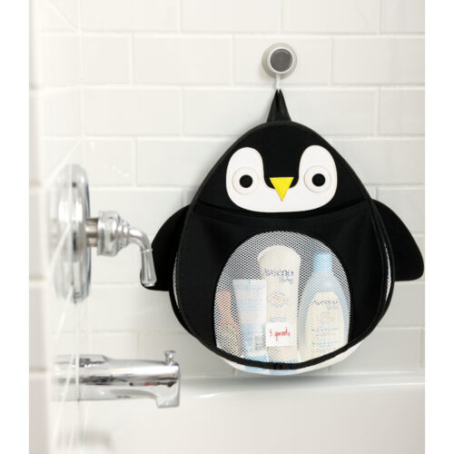 organizator de baie pentru cosmetice si jucarii pinguin 3 sprouts 1