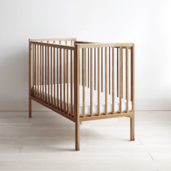 patut din lemn pentru bebe inaltime saltea reglabila star baby gri 120x60 cm copie 396 9323